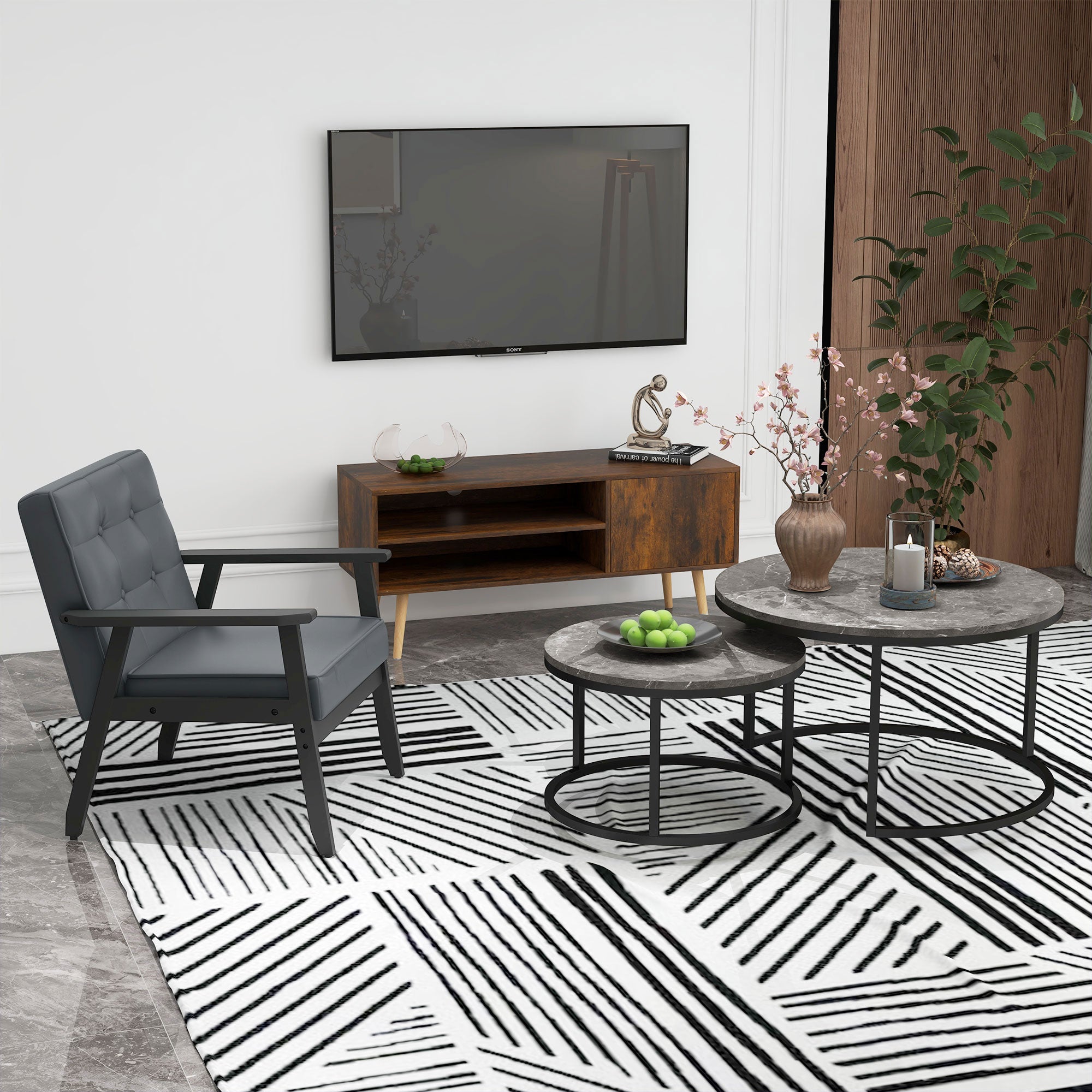 HOMCOM Nesting Tables, 31