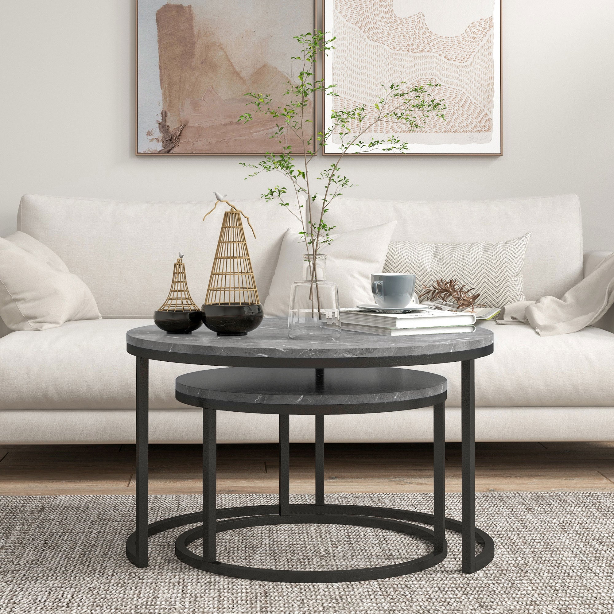 HOMCOM Nesting Tables, 31