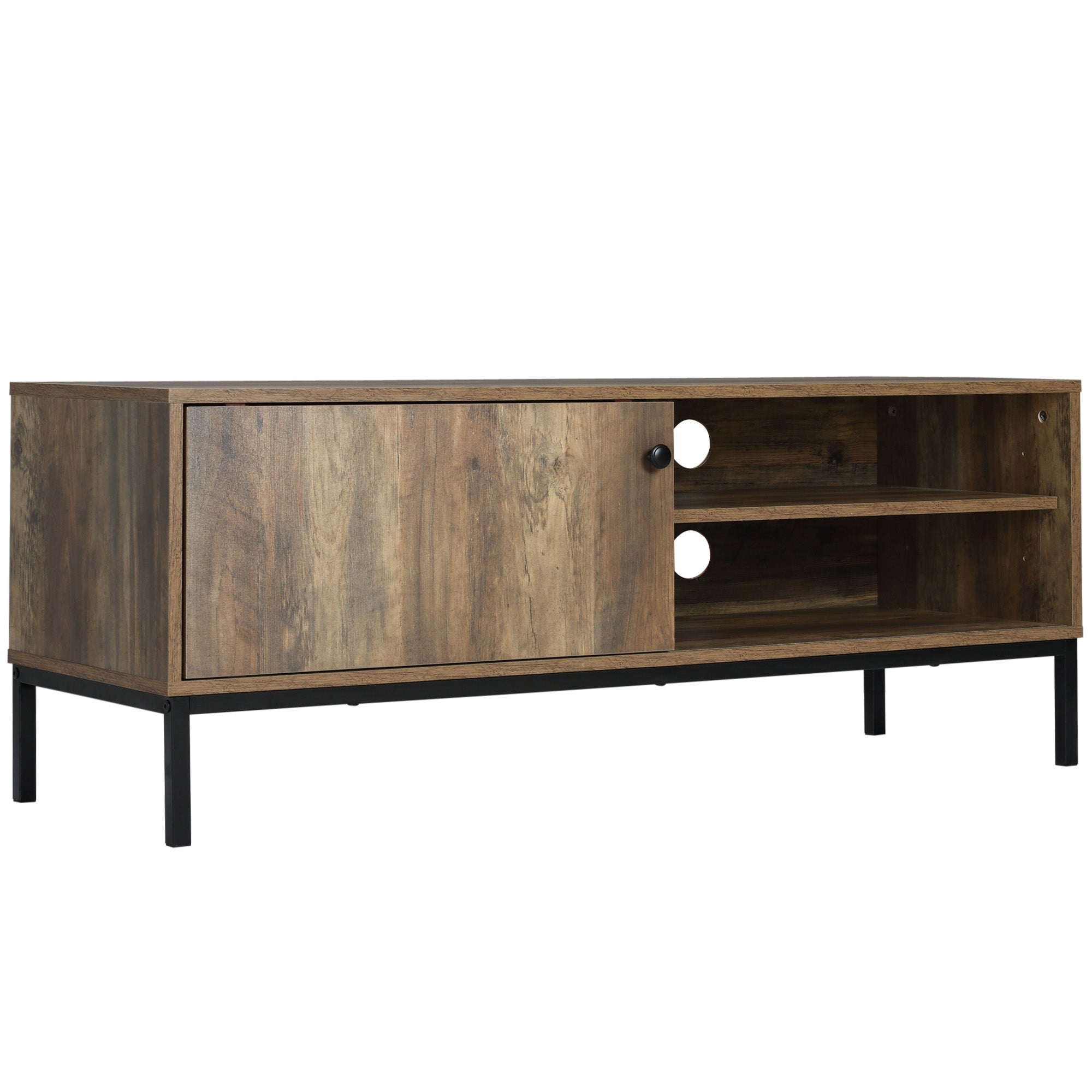 HOMCOM Retro TV Cabinet for TVs up to 50