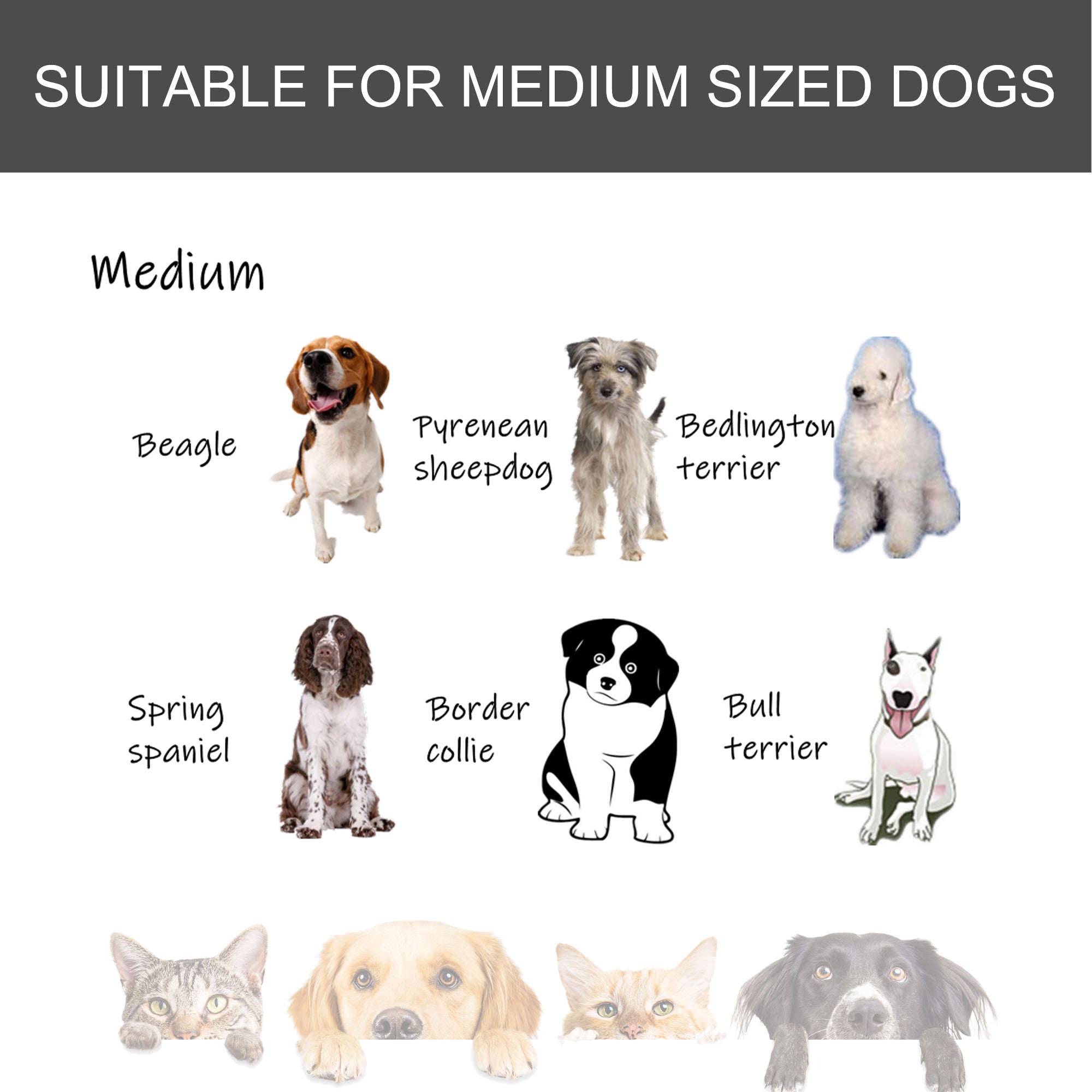 PawHut Folding Heavy Duty Dog Crate Heavy Duty Cage for Medium Sized Dogs with Double Doors, Lockable Wheels Tray, 37
