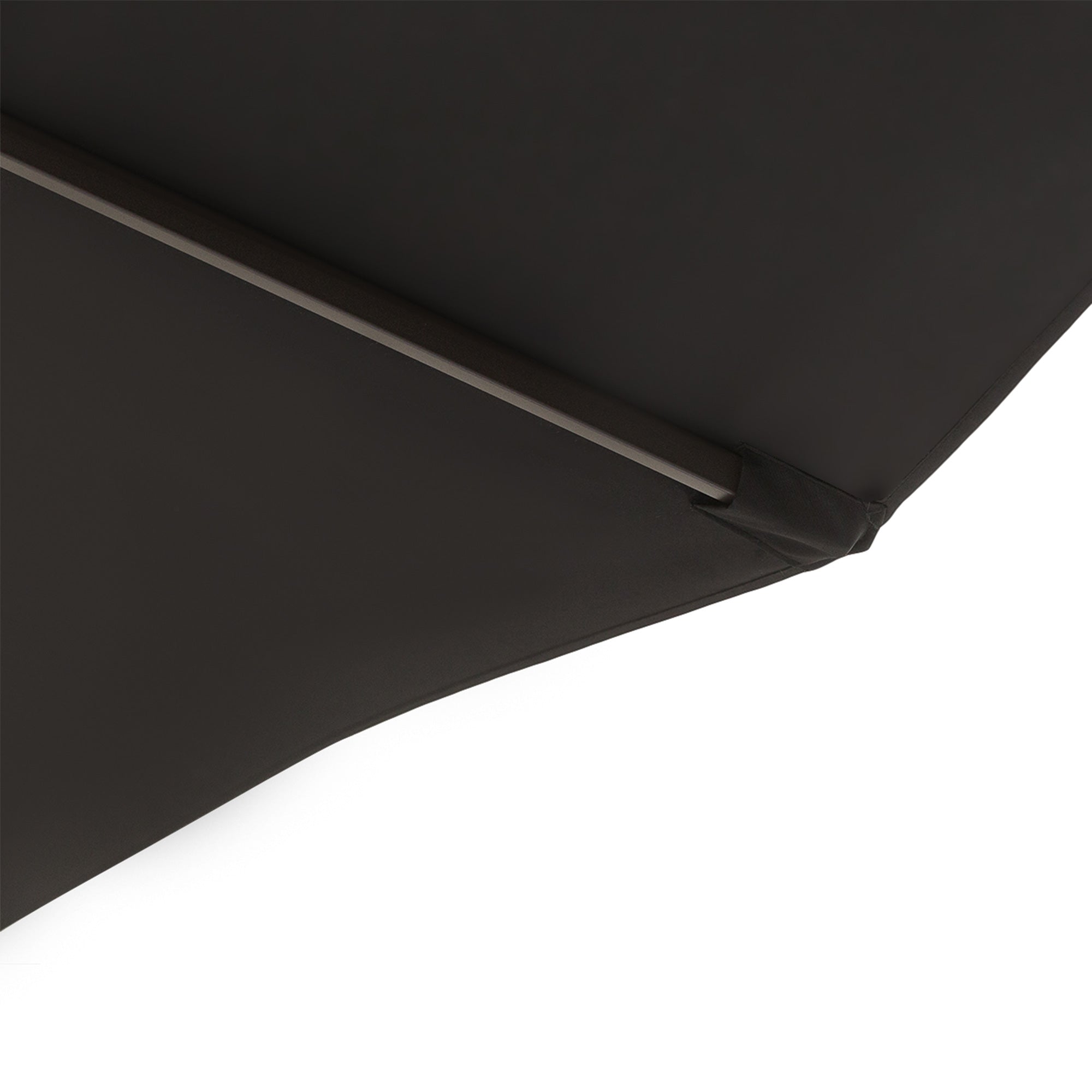 Outsunny 15ft Double-sided Patio Umbrella with Twin Canopy, Extra Large Outdoor Parasol with Crank for Pool, Deck, Market, Black