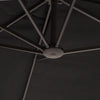 Outsunny 15ft Double-sided Patio Umbrella with Twin Canopy, Extra Large Outdoor Parasol with Crank for Pool, Deck, Market, Black