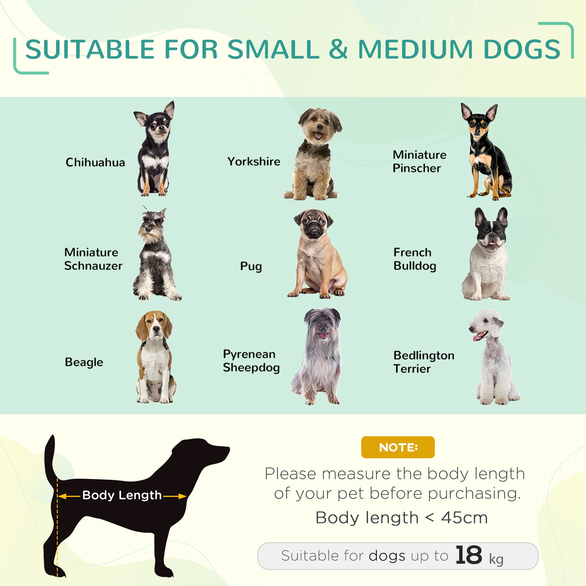 PawHut Elevated Dog Bed with Breathable Fabric, Foldable Pet Cot with Heavy Duty Steel Frame, Portable Cooling Pet Bed Indoor Outdoor Use, for Small Medium Dogs