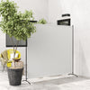 Outsunny Single Outdoor Privacy Screen, 5.9FT Tall Room Divider with UV30+ Protection, Freestanding Privacy Panel Partition with Stable Base for Indoor Outdoor Use, Beige