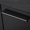 HOMCOM 71"H Freestanding Kitchen Pantry, Buffet with Hutch, Microwave Stand with Storage Cabinet, Black