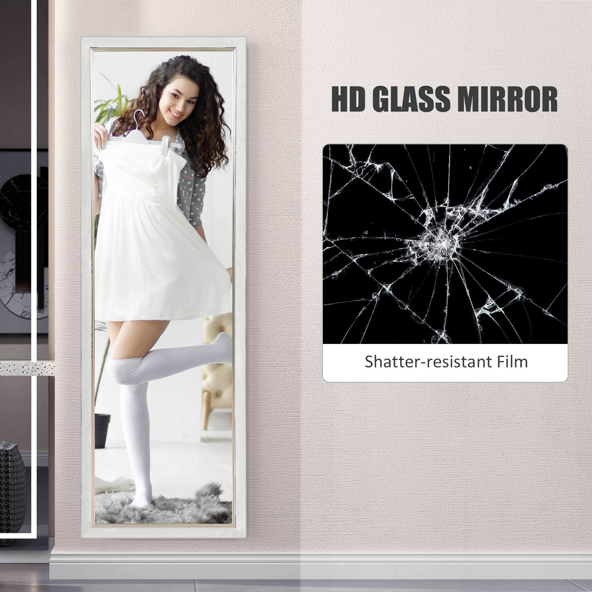 HOMCOM Full Length Mirror, 64