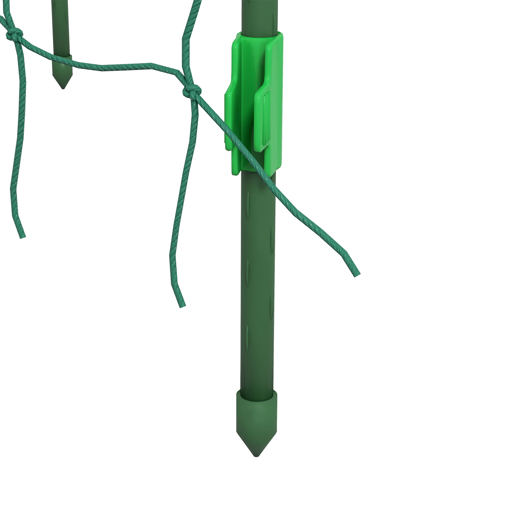 Outsunny Cucumber Trellis, 6ft Tall Garden Arch Trellis for Climbing Plants Outdoor, A-Frame, with PE Coated Steel Structure and Net, Support Vegetables Peas Fruits Vines