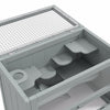 PawHut 24 Inch Hamster Cage, 2 Levels Small Animals Cage with Openable Roof, Run Space, Platforms, Pet House for Dwarf Hamsters, Gerbils, Chinchillas, Grey