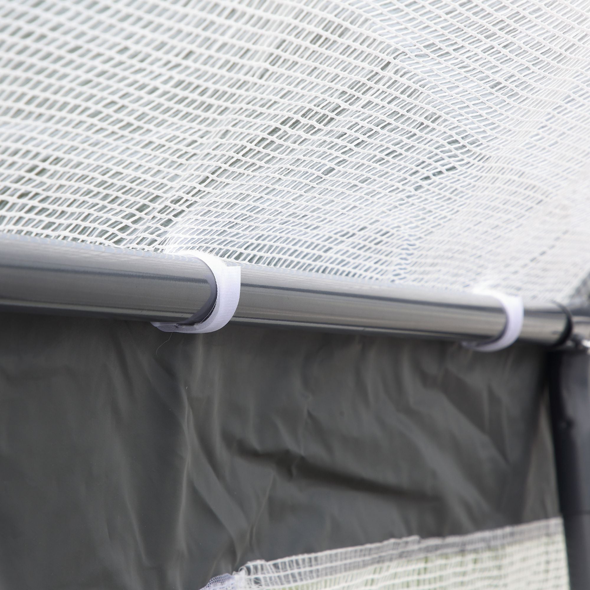 Outsunny 7' x 12' x 7' Heavy Duty Walk-In Greenhouse Vegetable Seed Growth Tent Outdoor Plant Growing Tunnel Warm House Flower Shed Backyard, White