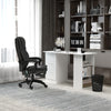 HOMCOM Computer Desk with 3-Tier Storage Shelves, 47 Inches Home Office Desk  with Drawers, Study Writing Table, White