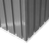 Outsunny 8.5' x 6' Garden Storage Shed with Skylight, Metal Outdoor Shed Tool House with Double Doors for Patio Yard, Grey
