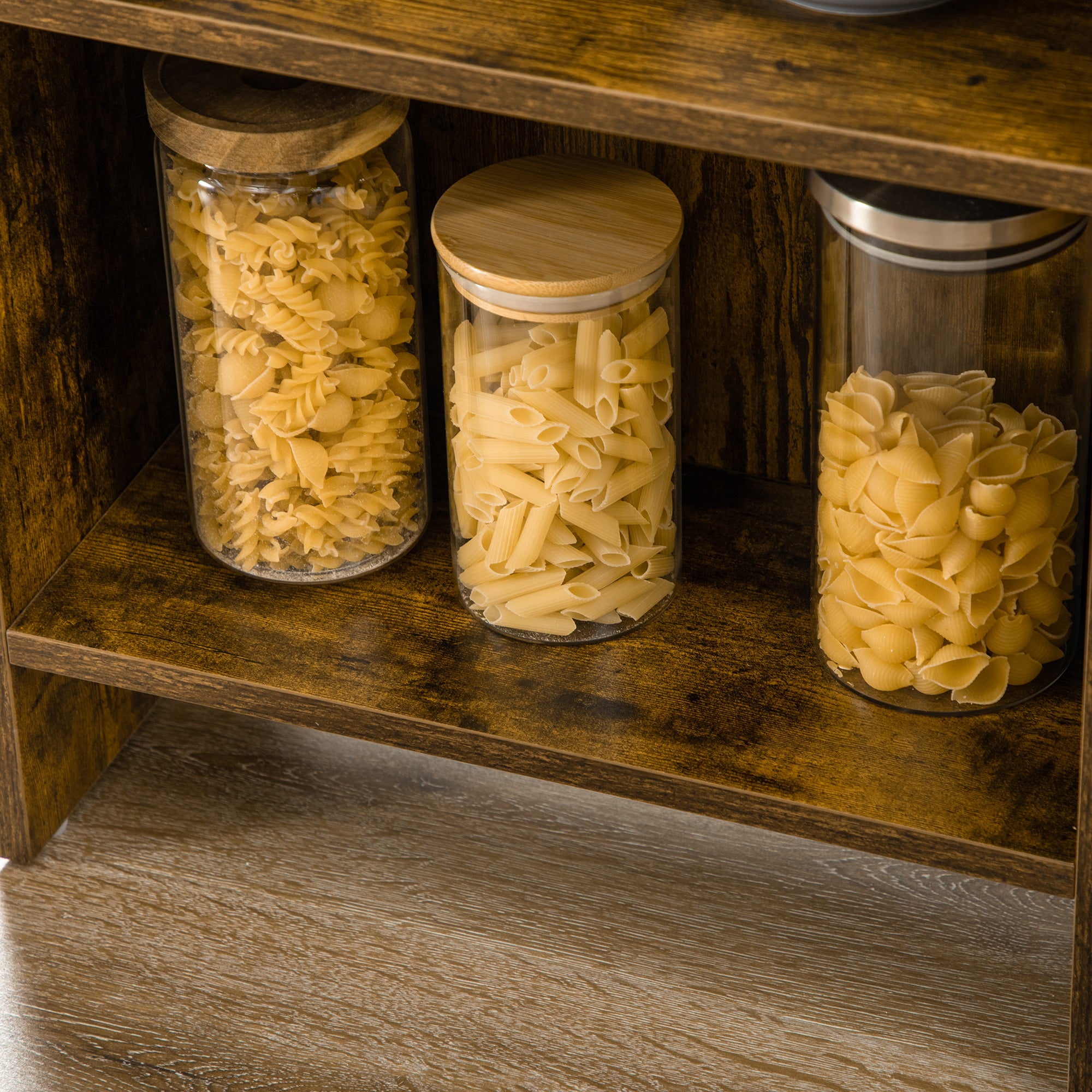 HOMCOM Extendable Bar Table with Drop Leaf, Counter Height Table, Foldable Pub Table with Adjustable Storage Shelf