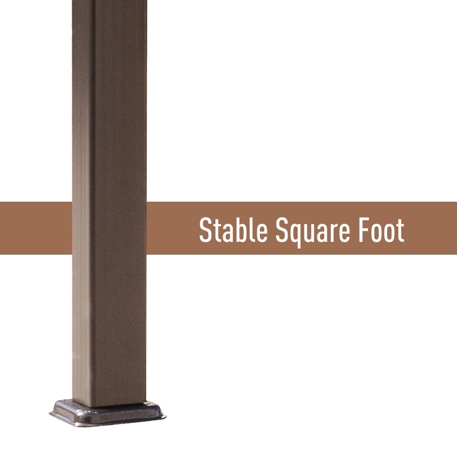 Outsunny 10' x 10' Outdoor Retractable Pergola Canopy, Aluminium Gazebo, Grape Trellis Sunshade Shelter for Backyard, Deck, Garden, Brown Frame