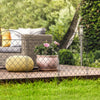 Outsunny Garden Fence, 4 Pack Metal Fence Panels, 11.5' Animal Barrier & Decorative Border Flower Edging for Yard, Landscape, Patio, Outdoor Décor, 43" H, Curved Scrollworks