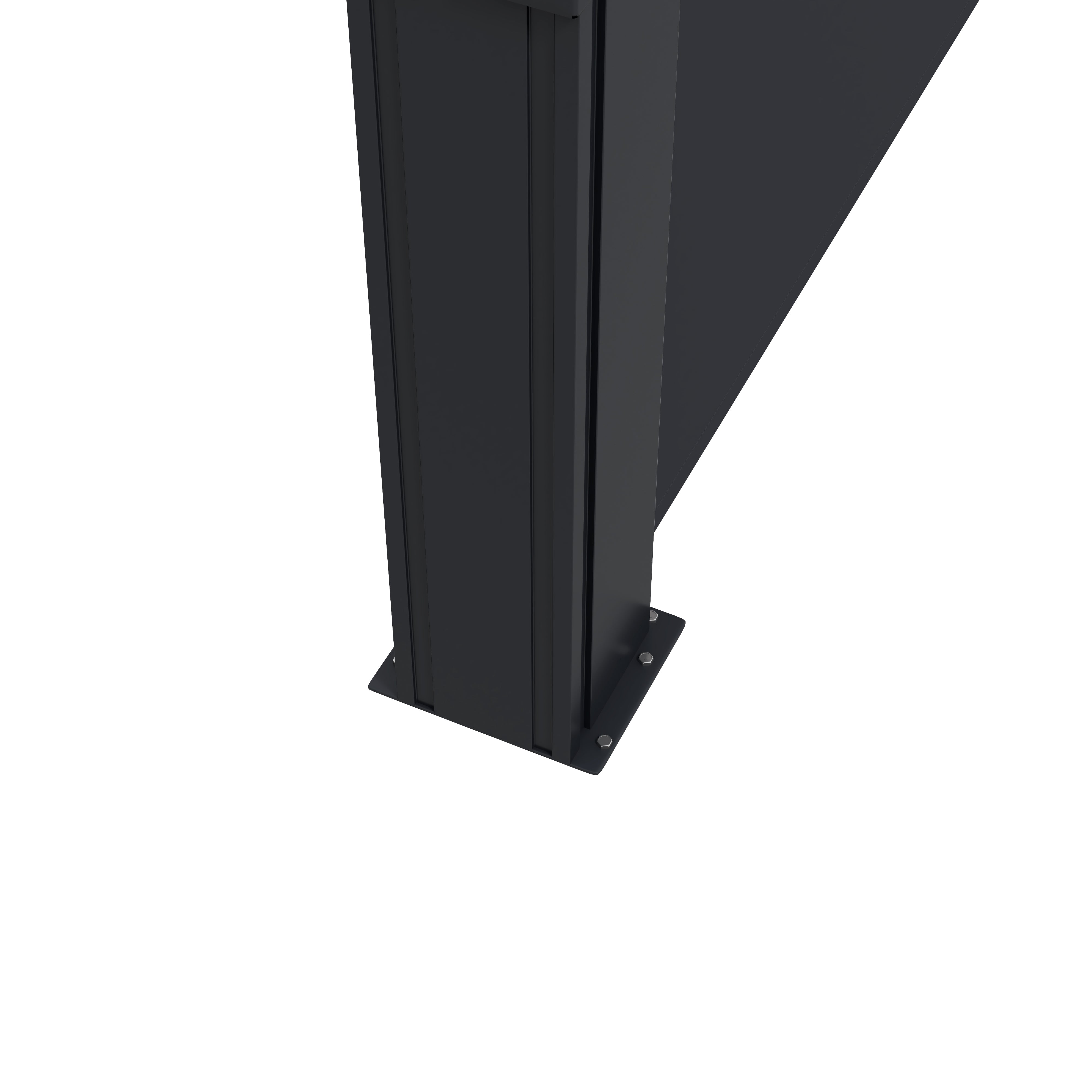 Outsunny 13' x 5' Retractable Side Awning, Garden Privacy Screen Divider, Full Cassette Windbreaker for Hot Tub, Balcony, Terrace, Pool, Black