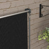 Outsunny 6'W x 6'H Roller Shades, Outdoor Blinds Cordless Roll Up Shade for Porch Balcony Gazebo, Black