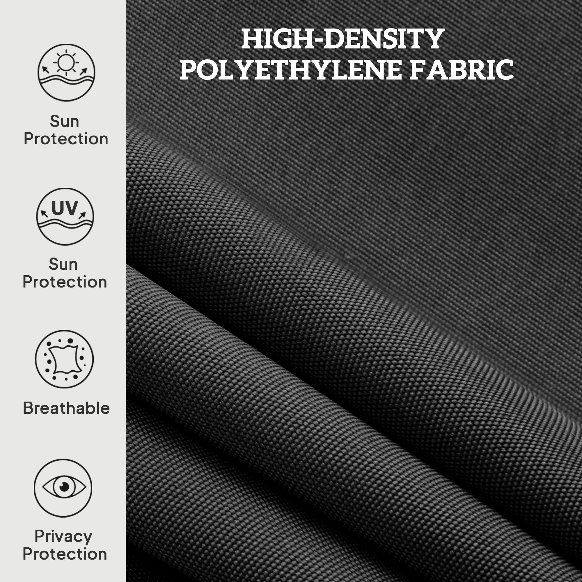 Outsunny 6'W x 6'H Roller Shades, Outdoor Blinds Cordless Roll Up Shade for Porch Balcony Gazebo, Black