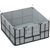 PawHut Whelping Box for Dogs and Puppies, 48" x 48" x 23.5", Puppy Playpen with 600D Windproof Oxford Fabric Cloth, Washable Pee Pad, Pet Playpen with Door, for Medium & Large Dogs