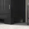 kleankin Bathroom Storage Cabinet, Freestanding Bathroom Cabinet with Adjustable Shelf and Drawers, Small Cabinet for Bathroom, Living Room, Black
