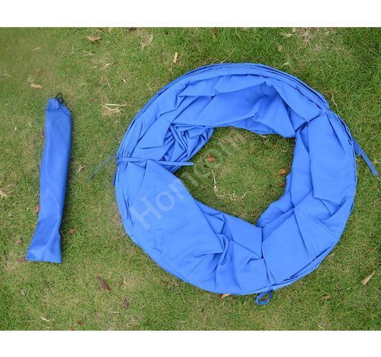 5m Long Dog Tunnel Rigid Agility Training Equipment with Carrying Bag BY HOMCOM