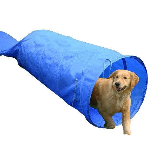 5m Long Dog Tunnel Rigid Agility Training Equipment with Carrying Bag BY HOMCOM