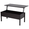 HOMCOM 39" Modern Lift Top Coffee Table with Hidden Storage Compartment, Center Table for Living Room, Coffee