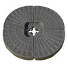 Outsunny 4-Piece Cantilever Offset Patio Umbrella Circular Base Stand w/Carry Handles, Water & Sand Filled