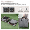 PawHut 39" Travel Pet Carrier, Portable Soft-Sided Cat Carrier with Divider, Two Compartments, Soft Cushions & Storage Bag, Grey