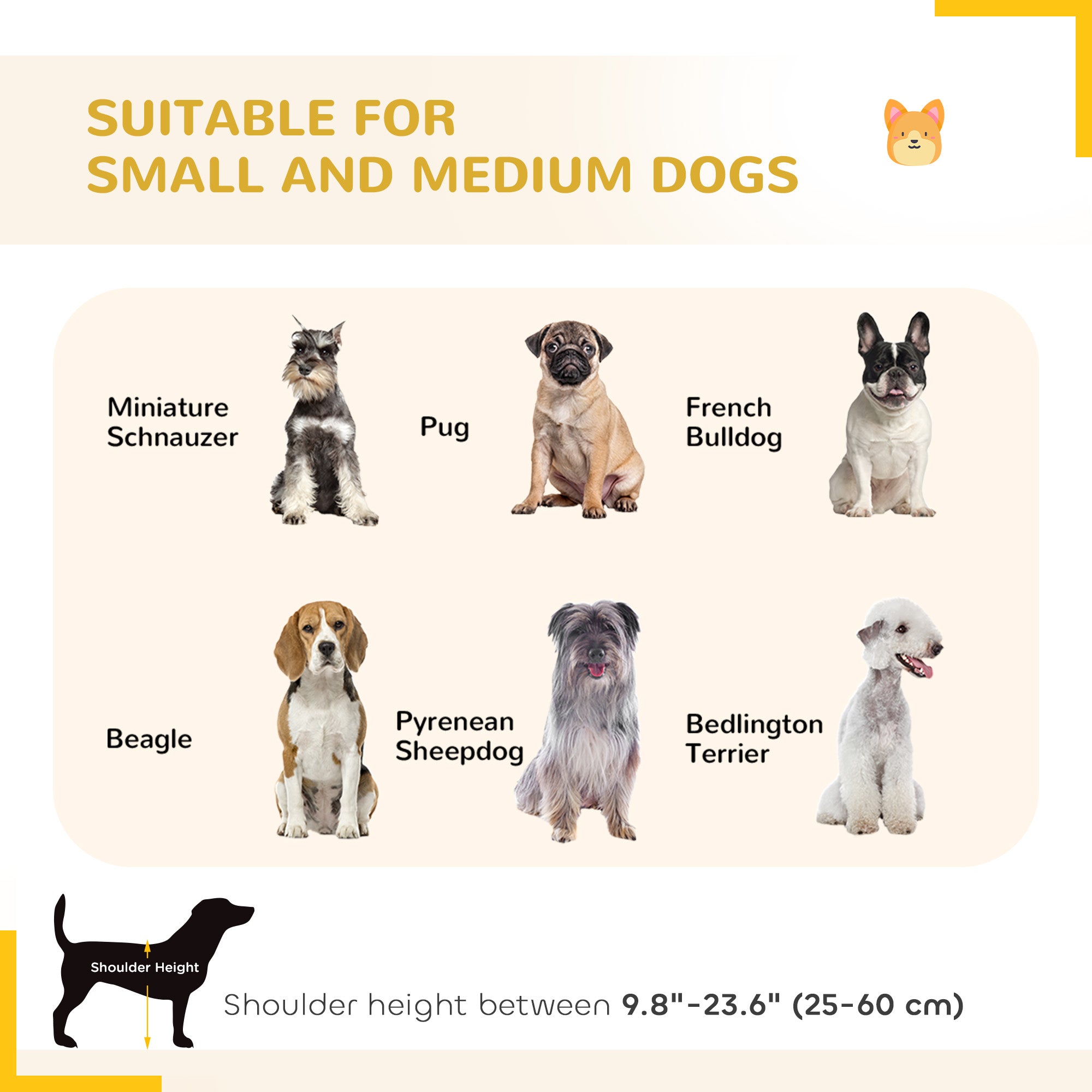 PawHut Dog Playpen, 30"H Pet Playpen, 6 Panels Puppy Exercise Pen Heavy Duty with Dog Gate & Cat Door, Indoor Outdoor Foldable Portable Dog Fence for Small & Medium Dogs