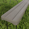 Outsunny 6 Feet Plastic Folding Bench, Portable Foldable Bench Seat with Carrying Handle, Non-Slip Mat, Waterproof Bench for Indoor Outdoor Picnic Party Camping, Distressed Brown