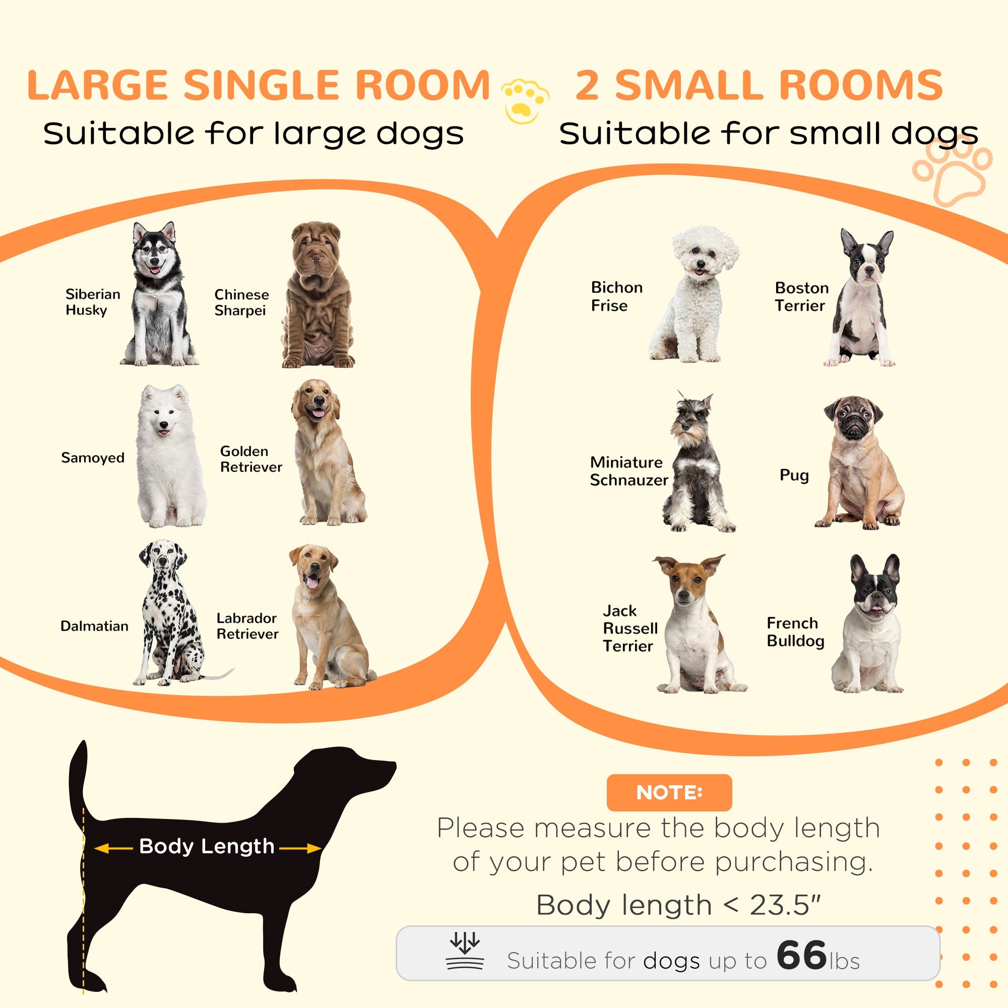 PawHut Dog Crate Furniture for Small and Large Dogs w/ Movable Divider, Dog Cage End Table with Shelves, Sliding Doors, 120 x 60 x 88.5cm, White