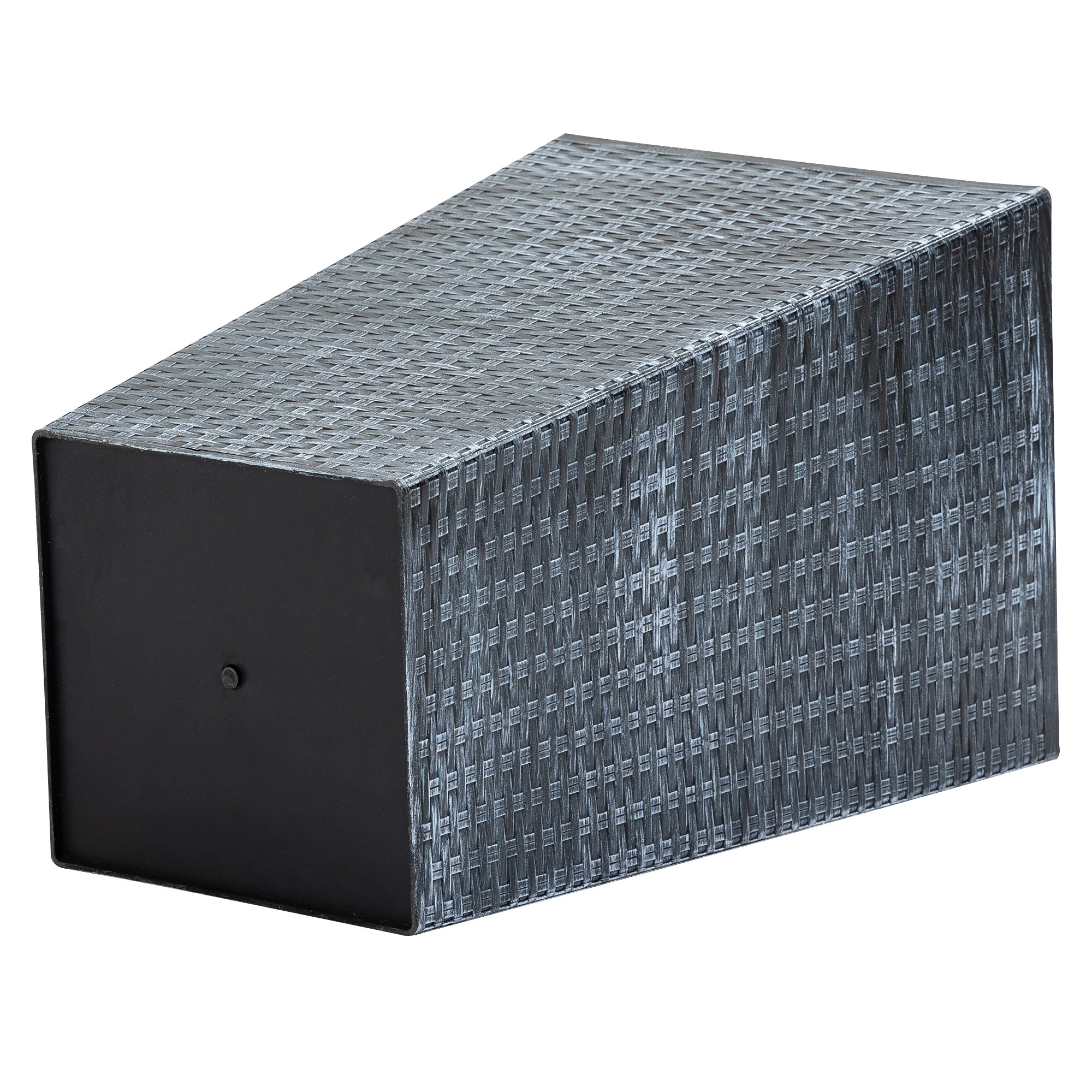 Outsunny Set of 3 Tall Planters for Outdoor Plants with Drainage Hole, Indoor Outdoor Planter Flower Pot Set for Front Door, Entryway, Patio and Deck, Mixed Grey