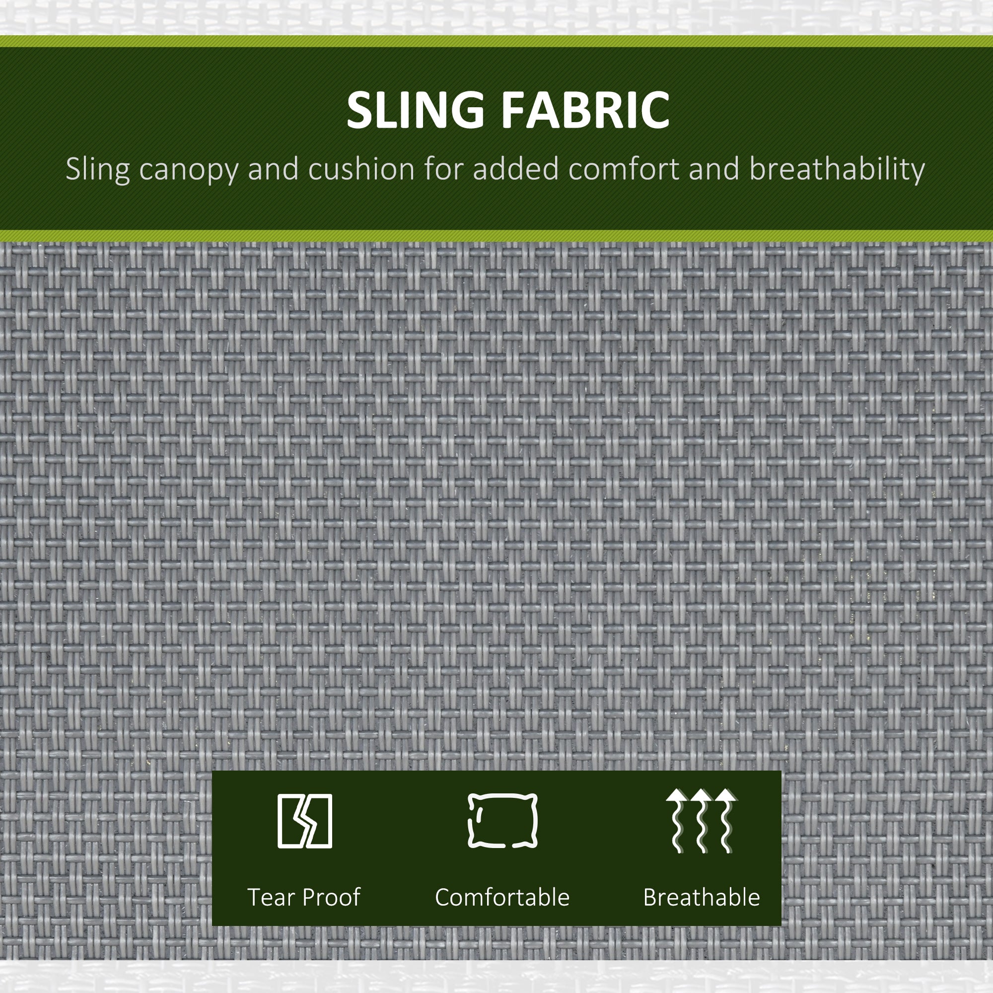 Outsunny 3 Seater Outdoor Swing Chair with Adjustable Canopy, Metal Porch Swing Bench for Patio, Garden, Backyard, Lawn, Dark Grey