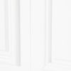 kleankin Bathroom Wall Cabinet, Medicine Cabinet, Over Toilet Storage Cabinet with Adjustable Shelf for Hallway, Living Room, White