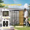 PawHut Catio Outdoor Cat Enclosure, Weld Wire Outdoor Cat House with Waterproof Cover, 4 Jumping Platforms, Hammock, Cat Cage Indoor for 1-3 Kittens, 69" x 22" x 62", Black