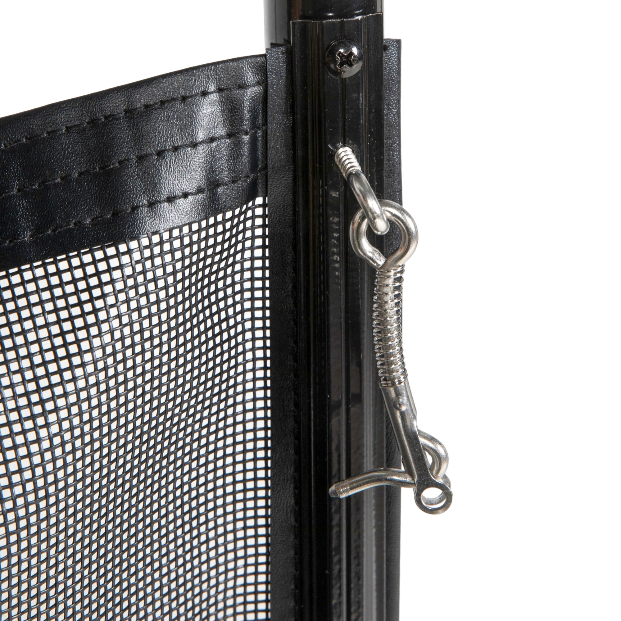 Outsunny 4 Pack Swimming Pool Fence 4' x 12', Aluminium Rustproof Garden Fence Border Animal Barrier, Easy DIY Installation Mesh Pool Fencing, Black