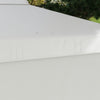 Outsunny 8 x 8FT Pop Up Canopy Tent with 1 Sidewall, Carry Bag, 4 Sand Bags, Height Adjustable Instant Shelter for Outdoor, Garden, Patio, White