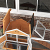PawHut 65" Wooden Rabbit Hutch, Pet Playpen with Openable Roof, Bunny House Enclosure with Storage Box, Slide-out Tray, Ramp, for Rabbits and Small Animals, Yellow