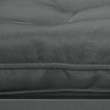 Outsunny 6-Piece Patio Chair Cushions Pillows, Seat Replacement Patio Cushions Set with Ties, Button Tufted for Indoor Outdoor Garden Furniture, Charcoal Grey