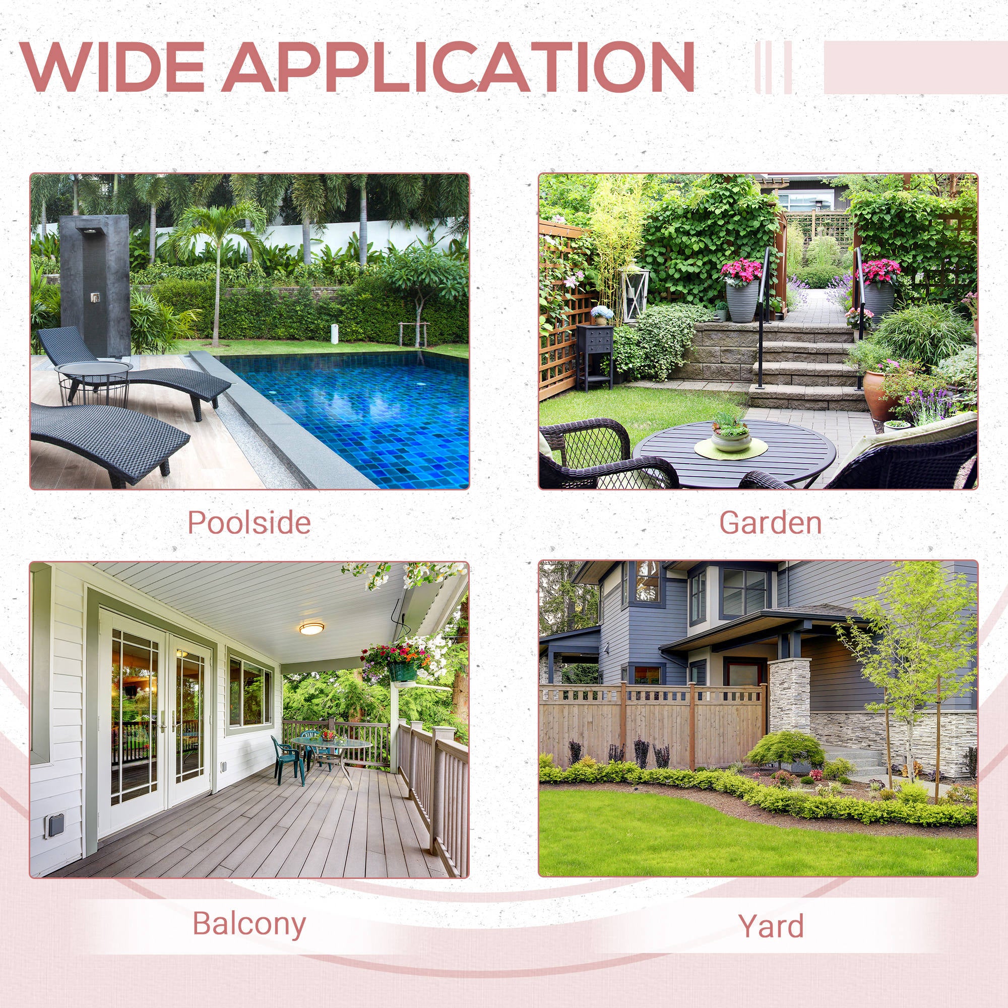 Outsunny Rattan Coffee Table Folding Patio Outdoor Side Table Wicker for Balcony, Porch, Poolside, 15.75"x15.75"x15.75", Grey