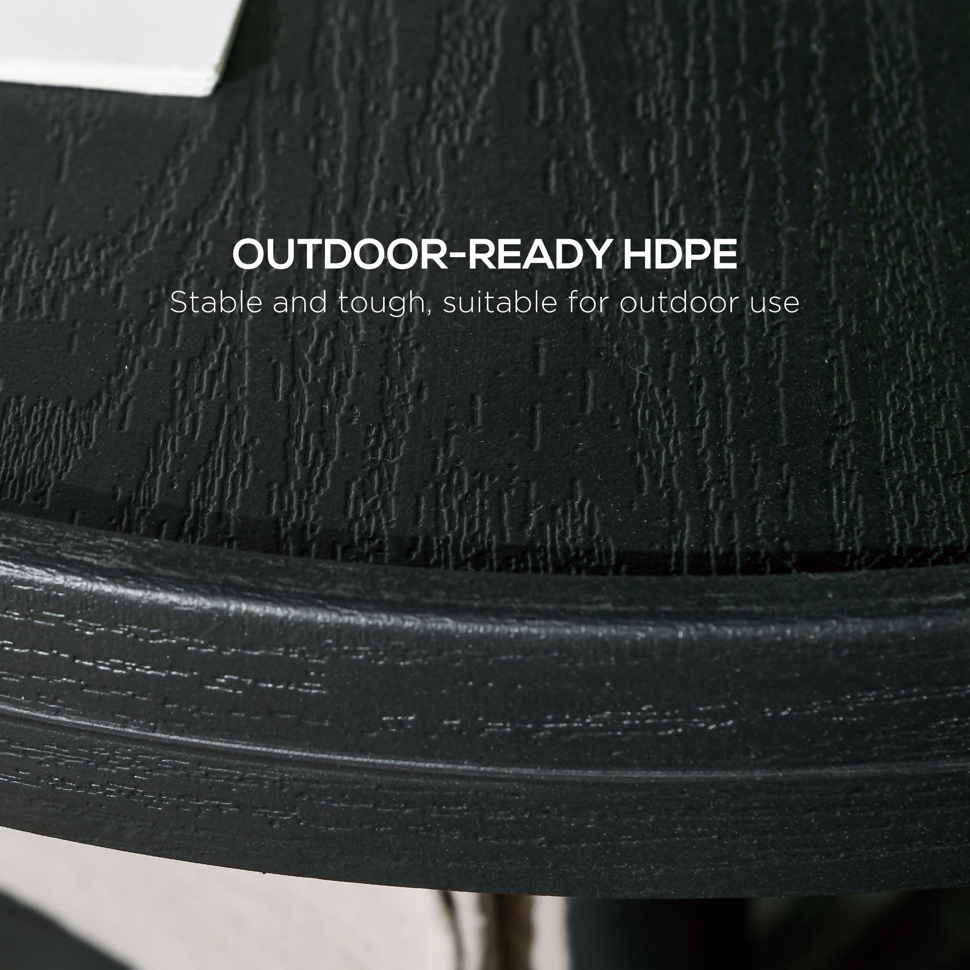 Outsunny 23.6" Beach Umbrella Table Tray with Wine Glass Holder, Foldable Towel Rack, Instant Portable Beach Table for Sand, Swimming Pools, Patio, Garden, Deck, Black