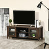 HOMCOM Modern TV Stand for TVs up to 60 inches, Wood TV Console Table with Storage Doors, Entertainment Center for Living Room, Bedroom, Office, Coffee