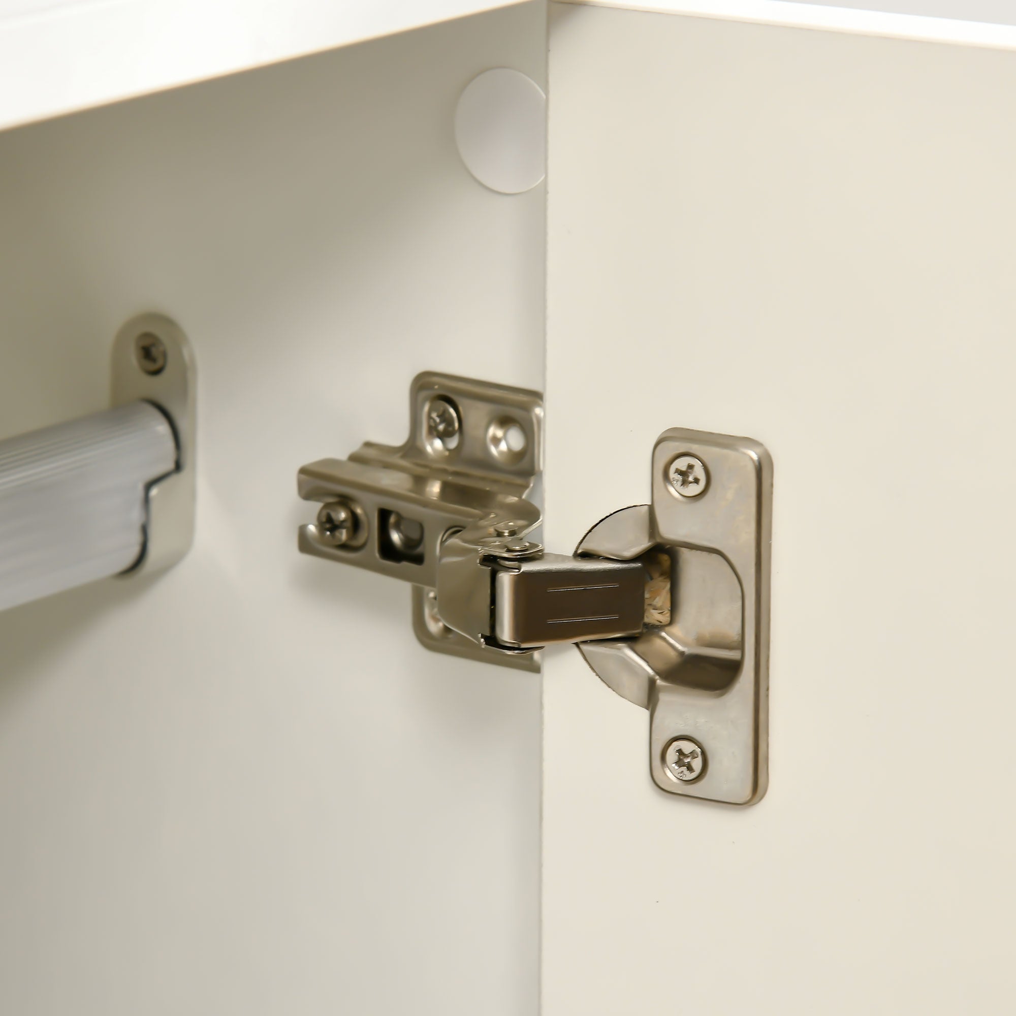 HOMCOM Modern Shoe Cabinet, 12 Pairs Shoe Storage Cabinet with 2 Flip Drawers, Open Shelf and Compartment for Umbrella, Hallway Entryway, White