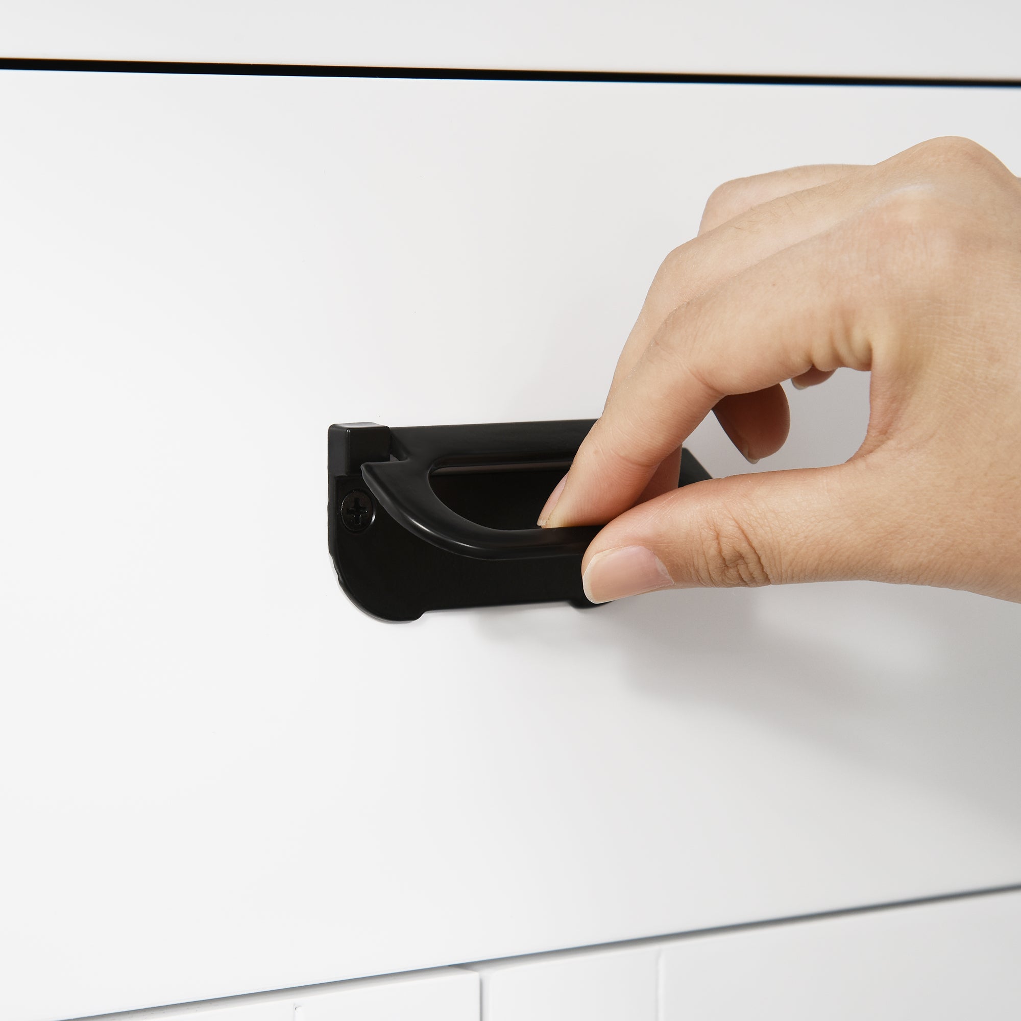 kleankin Bathroom Floor Cabinet with Drawer, Freestanding Storage Organizer with Double Doors, Adjustable Shelf for Living Room, White