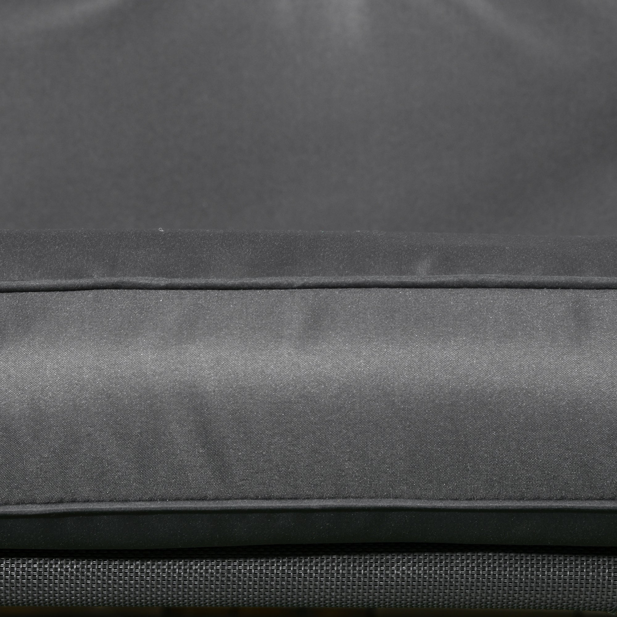 Outsunny 2 Seater Covered Outdoor Swing Chair Porch Swing Bench Lounger Hammock with Removable Cushion Tilt Canopy, Dark Grey