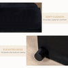PawHut Pet Sofa Dog Couch Chaise Lounge Pet Bed with Storage Function Small Sized Dog Various Cat Sponge Cushioned Bed Lounge, Black