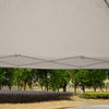 Outsunny 10' x 10' Pop Up Canopy Tent, Instant Party Tent with Breathable Mesh Sidewalls, Easy Height Adjustable, Carrying Bag for Backyard Garden Patio Camping