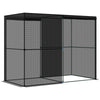 Outsunny 4' x 8' Crop Cage, Plant Protection Tent with Zippered Doors for Vegetable Garden, Backyard, Black
