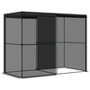 Outsunny 4' x 8' Crop Cage, Plant Protection Tent with Zippered Doors for Vegetable Garden, Backyard, Black