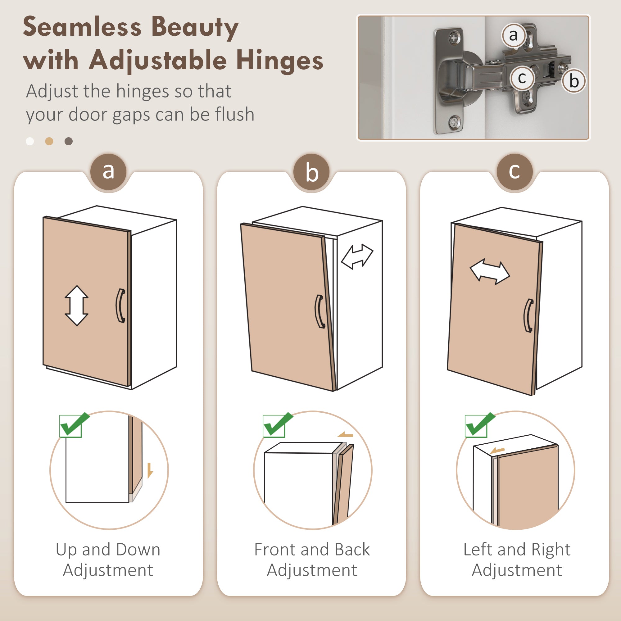 HOMCOM Kitchen Pantry, Buffet with Hutch with 3 Storage Cabinets, 2 Open Shelves and Large Countertop, White